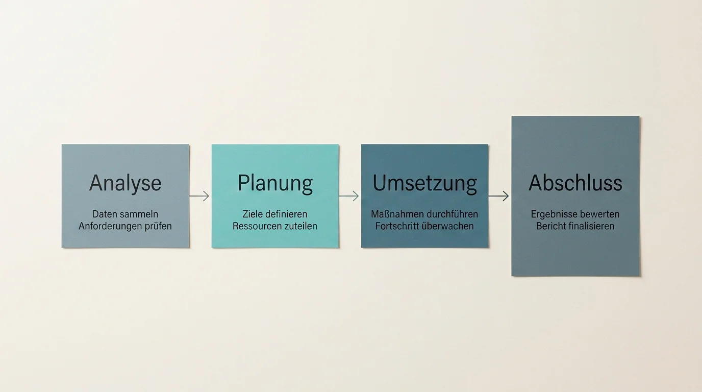 Stilisiertes Diagramm der Verfahrens­schritte zur Aufhebung einer OASIS-Spielersperre beim Regierungspräsidium Darmstadt