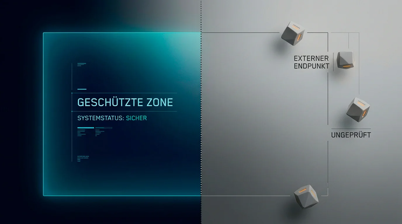 Visualisierung der Schutzlücke: OASIS-Sperrdatei wirkt nur innerhalb des deutschen Erlaubnisrahmens, nicht bei nicht-lizenzierten Anbietern