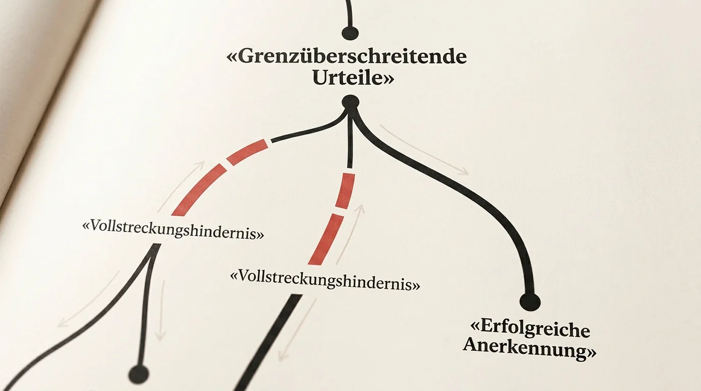 Diagramm der Vollstreckungs­wege deutscher Urteile gegenüber MGA-, Curaçao- und Anjouan-Anbietern